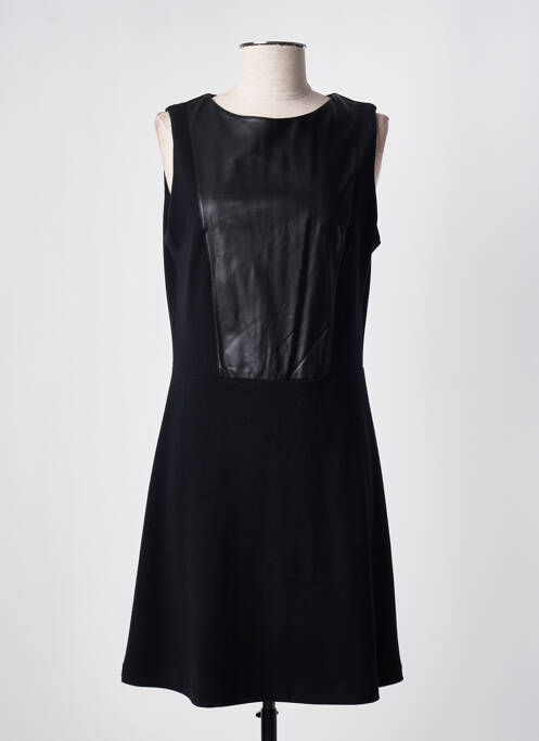 Robe mi-longue noir UNO PIU UNO pour femme