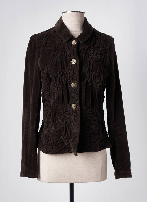 Veste casual marron VILLARET pour femme