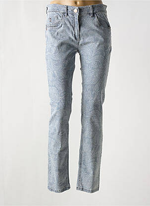 Jeans coupe slim stretch taille normale bleu ZERRES femme