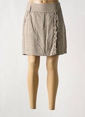 Jupe courte marron ONE STEP pour femme seconde vue
