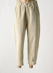 Pantalon droit beige JOHANNA PARIS pour femme seconde vue