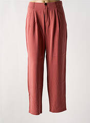 Pantalon droit rose ONE STEP pour femme seconde vue