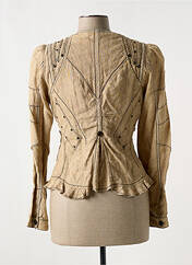 Veste casual beige TRICOT CHIC pour femme seconde vue