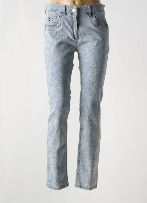 Jeans coupe slim bleu ZERRES pour femme