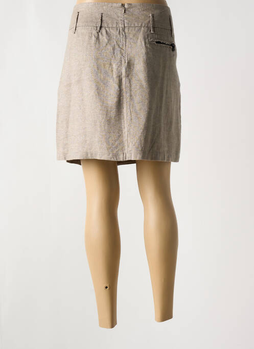 Jupe courte marron ONE STEP pour femme
