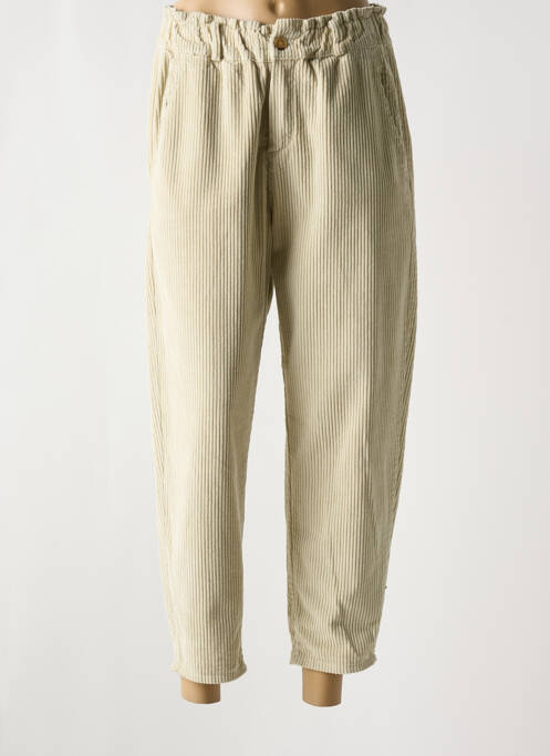 Pantalon droit beige JOHANNA PARIS pour femme