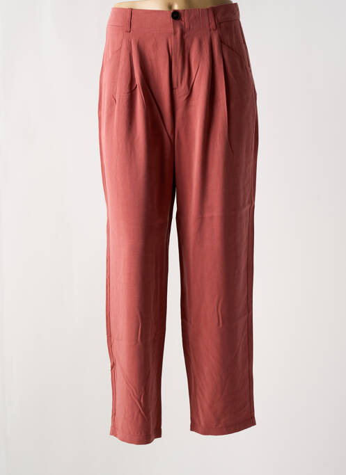 Pantalon droit rose ONE STEP pour femme