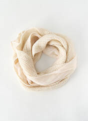 Echarpe beige UNO PIU UNO pour femme seconde vue