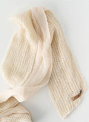 Echarpe beige UNO PIU UNO pour femme seconde vue