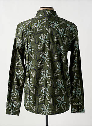 Chemisier coupe cintrée manches longues vert HARRIS WILSON femme
