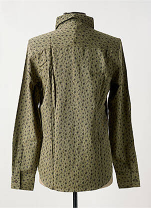 Chemise manches longues manches longues vert HARRIS WILSON homme