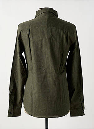 Chemise manches longues poches vert HARRIS WILSON homme