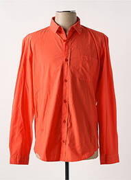 Chemise manches longues manches longues orange HARRIS WILSON homme