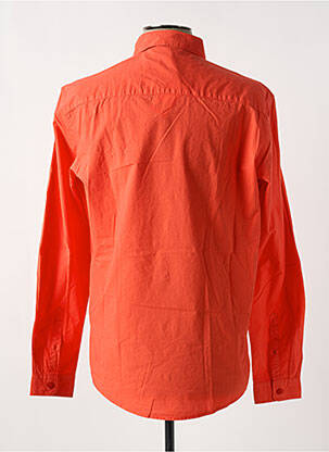 Chemise manches longues poches orange HARRIS WILSON homme