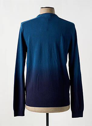 Pull stretch manches longues bleu HARRIS WILSON homme