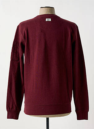 Sweat-shirt stretch manches longues rouge PETROL INDUSTRIES homme
