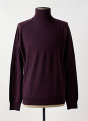 Pull col roulé violet HARRIS WILSON pour homme seconde vue