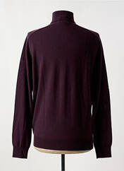 Pull col roulé violet HARRIS WILSON pour homme seconde vue