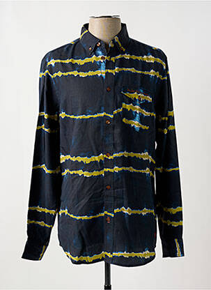 Chemise manches longues bleu SCOTCH & SODA pour homme