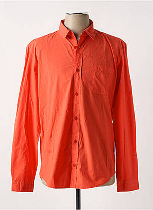 Chemise manches longues orange HARRIS WILSON pour homme