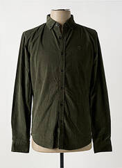 Chemise manches longues vert DSTREZZED pour homme seconde vue