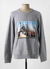 Sweat-shirt gris HERO SEVEN pour homme seconde vue