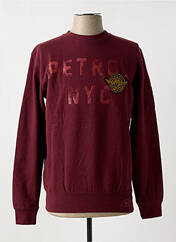 Sweat-shirt rouge PETROL INDUSTRIES pour homme seconde vue