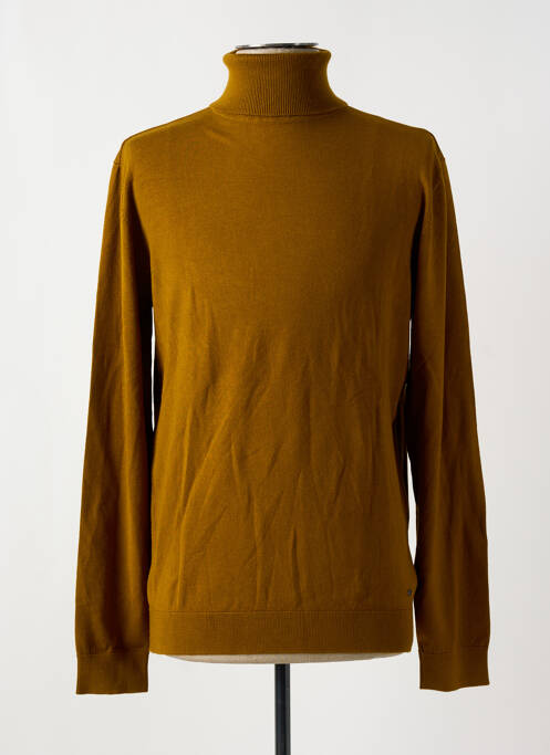 Pull col roulé jaune PETROL INDUSTRIES pour homme