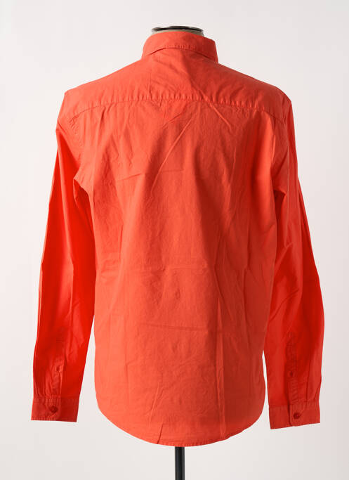 Chemise manches longues orange HARRIS WILSON pour homme