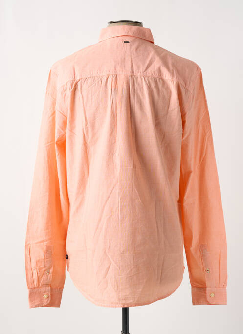 Chemise manches longues orange PETROL INDUSTRIES pour homme