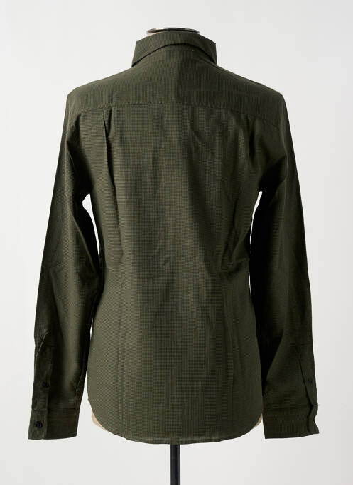 Chemise manches longues vert HARRIS WILSON pour homme