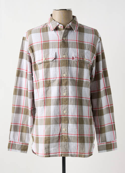 Chemise manches longues vert LEVIS pour homme