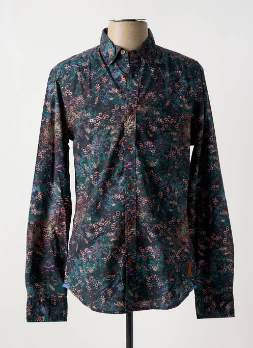 Chemise manches longues vert SCOTCH & SODA pour homme