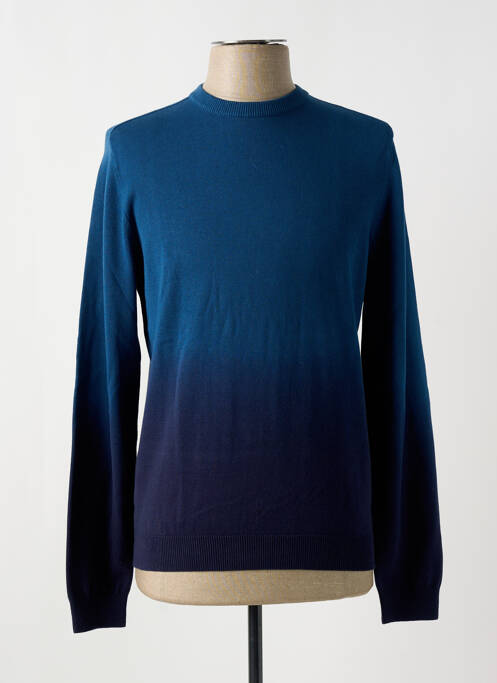 Pull bleu HARRIS WILSON pour homme