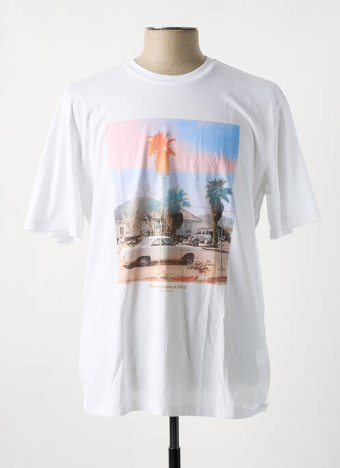 T-shirt blanc HARRIS WILSON pour homme