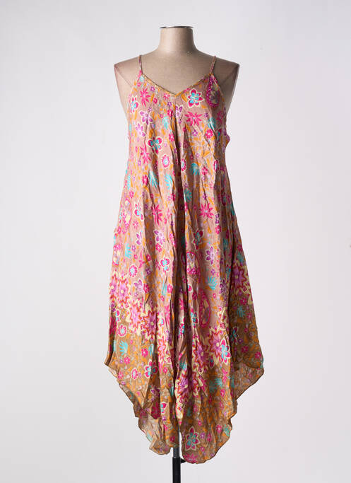 Robe longue marron MJ FASHION pour femme