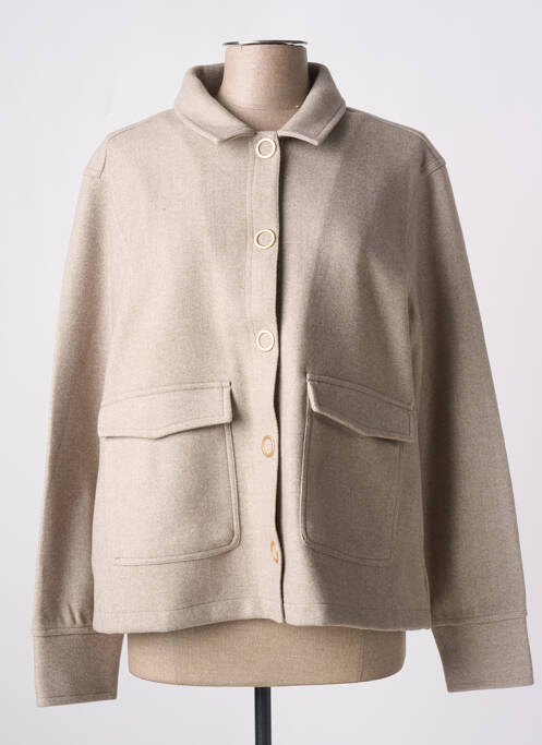 Veste casual marron ELLE EST OU LA MER pour femme