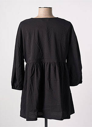 Tunique manches longues col v noir DEFACTO femme