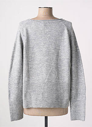 Pull tissage chiné manches longues gris SKATÏE femme