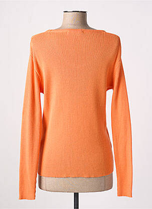 Pull col rond manches longues orange WEILL femme
