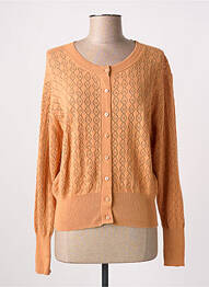 Gilet manches longues resserrée sur le bas beige RODIER femme