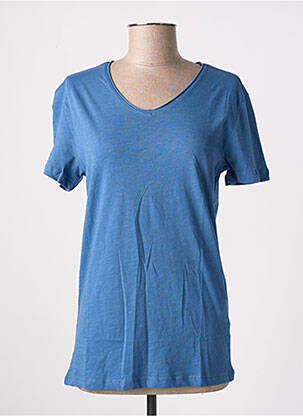 T-shirt coupe cintrée manches courtes bleu DEFACTO homme