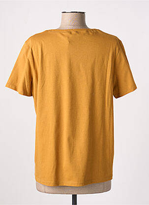 T-shirt imprimé fantaisie manches courtes jaune MADO ET LES AUTRES femme