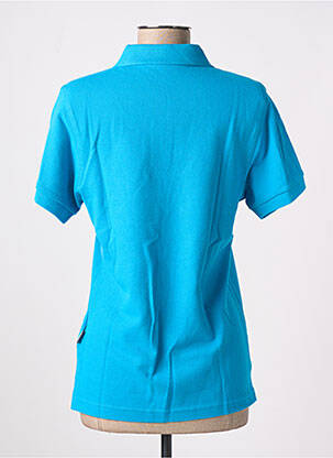 Polo coupe droite manches courtes bleu SLAZENGER femme