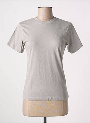 T-shirt coupe cintrée manches courtes gris SLAZENGER femme