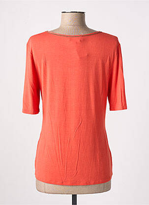 Top stretch manches courtes orange WEILL femme