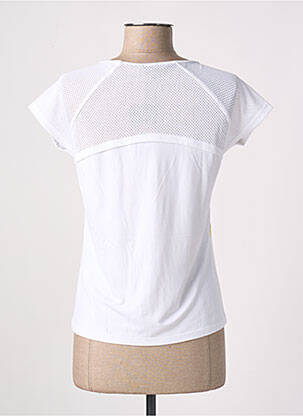 Top stretch manches courtes blanc MIA SOANA femme