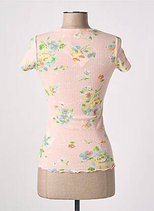 T-shirt coupe cintrée manches courtes rose RALPH LAUREN femme