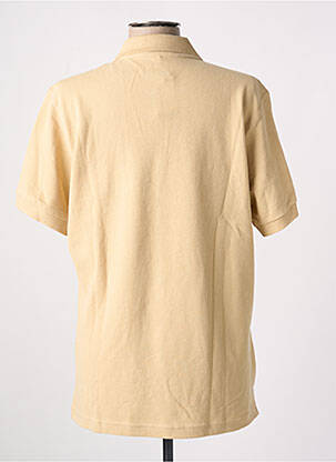 Polo fermeture boutonnée sur le devant manches courtes beige SLAZENGER femme