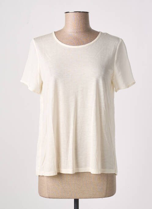 Top manches courtes manches courtes beige COMPTOIR DES COTONNIERS femme